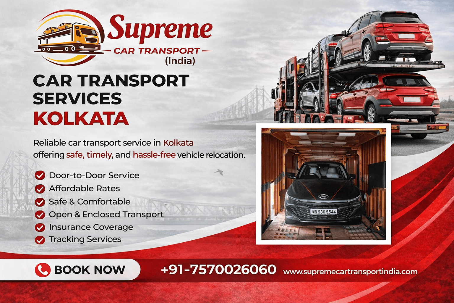 Car Transport in Kolkata